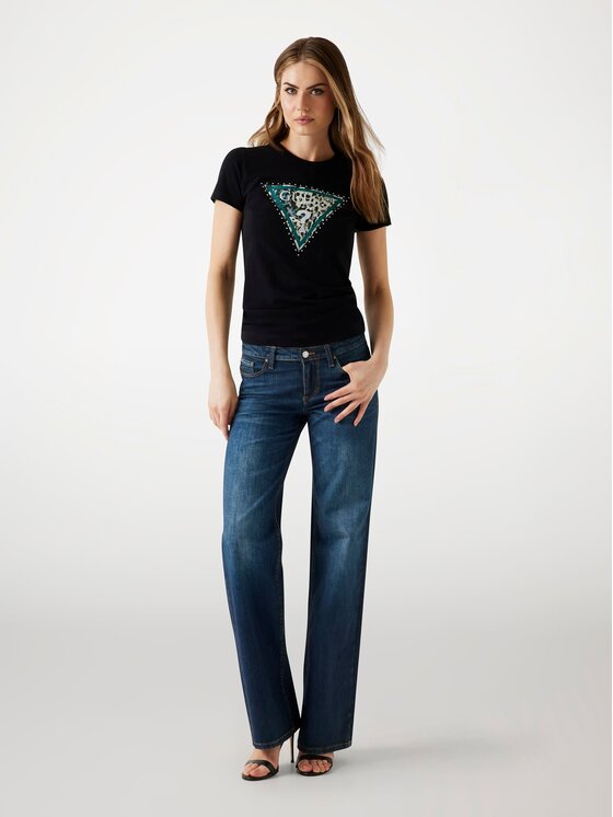 Guess Guess T-Shirt 176411 Czarny Classic Fit