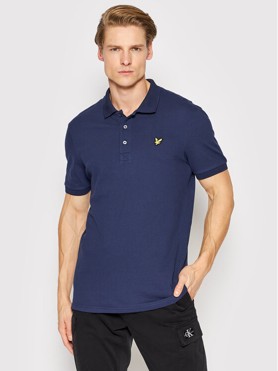 Lyle & Scott Lyle & Scott Polo marškinėliai Plain SP400VOG Tamsiai mėlyna Regular Fit