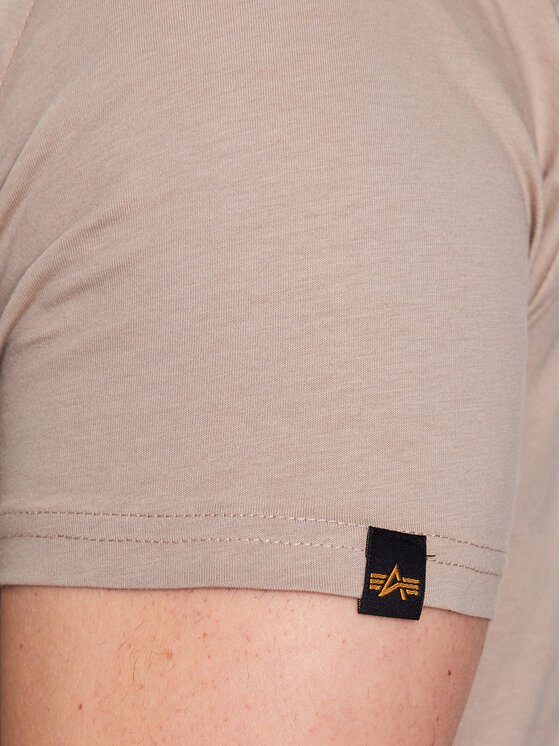 Alpha Industries Alpha Industries T-Shirt Basic 100501 Béžová Regular Fit