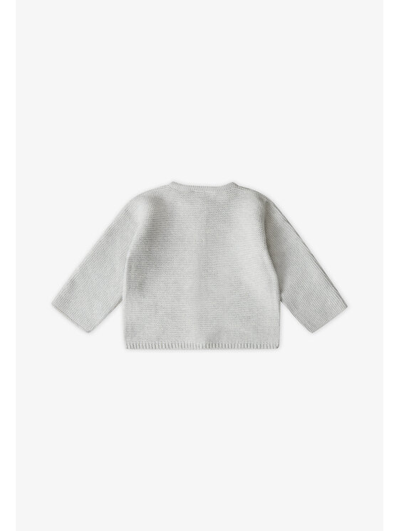 Stellou & friends Stellou & friends Kardigan Knitted Cardigan Szary jasny Comfortable Fit