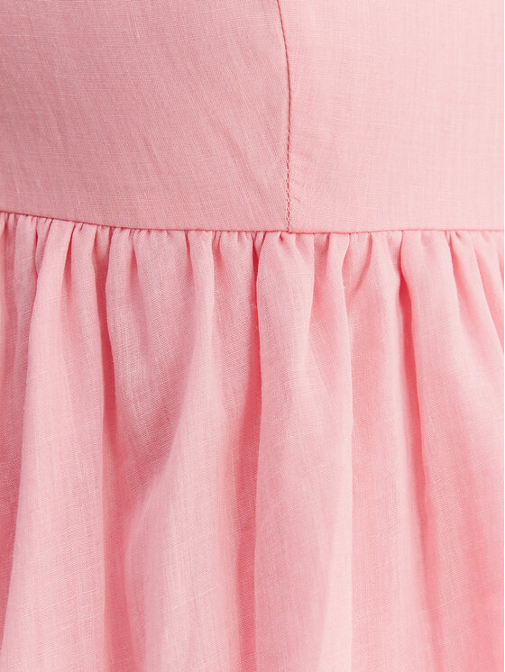 Bardot Bardot Sommerkleid 60006DB Rosa Regular Fit