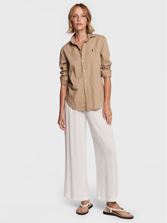 LAUREN RALPH LAUREN Lauren Ralph Lauren Pantaloni in maglia 20151090 Bianco Regular Fit