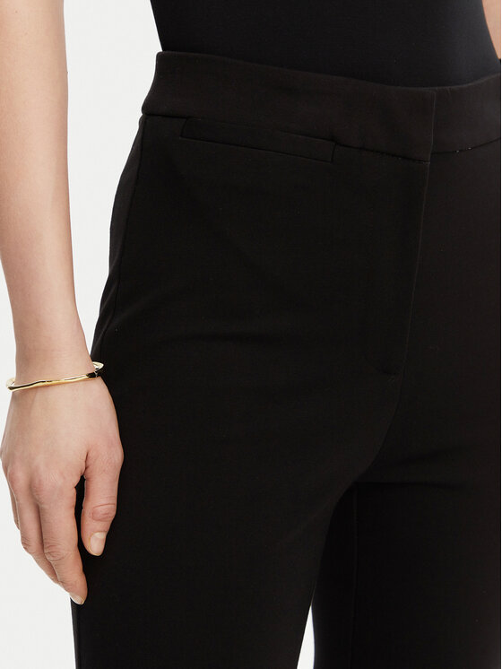 DKNY DKNY Medžiaginės kelnės P3KKQUEC Juoda Slim Fit