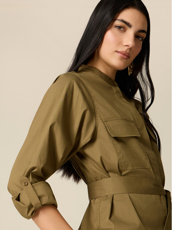 Oltre Oltre Camicia 5023R003153N035 Verde Slim Fit