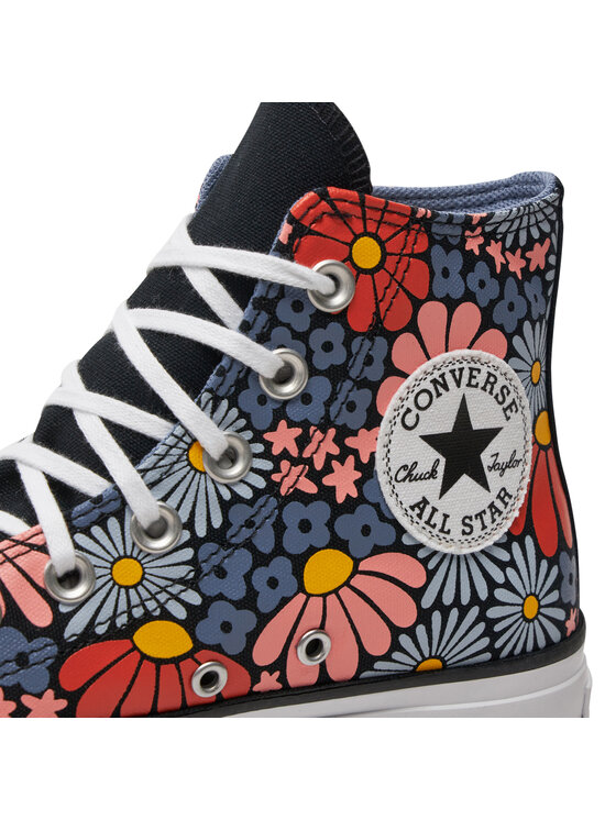 Converse Converse Tenisice Chuck Taylor All Star Lift Platform Floral A08112C Šarena