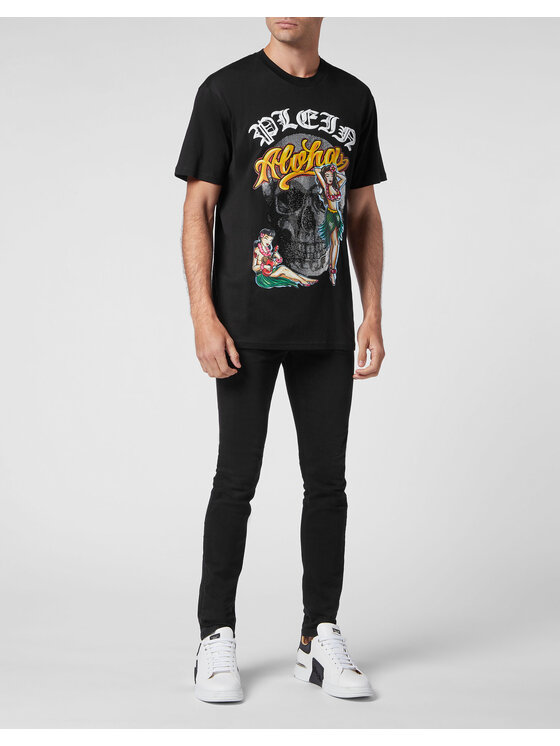 PHILIPP PLEIN PHILIPP PLEIN T-shirt 1225 Nero Regular Fit