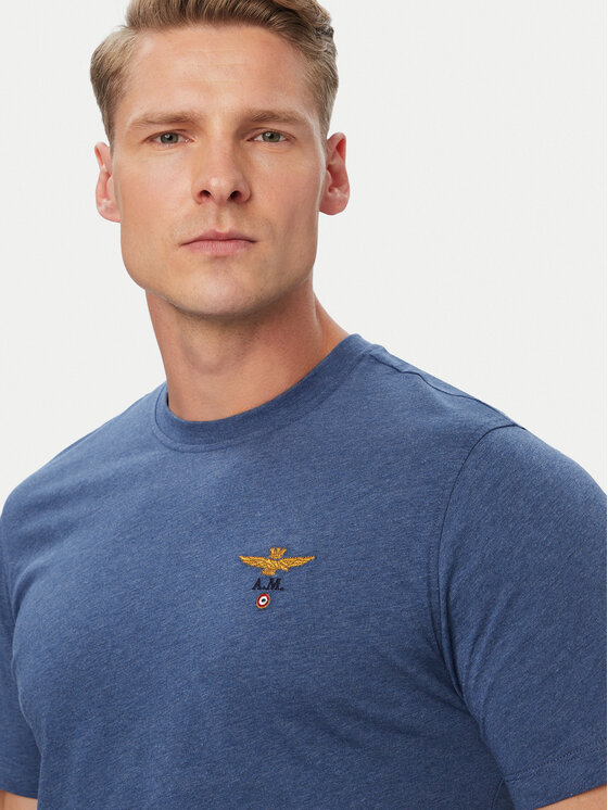 Aeronautica Militare Aeronautica Militare Футболка 262TS1580UJ00372 Голубий Regular Fit
