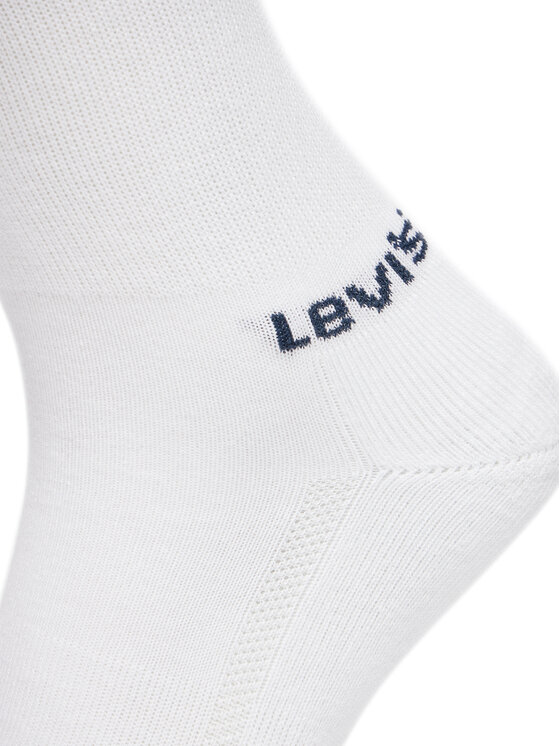 Levi's® Levi's® Комплект 2 чифта дълги чорапи мъжки 37157-1097 Бял