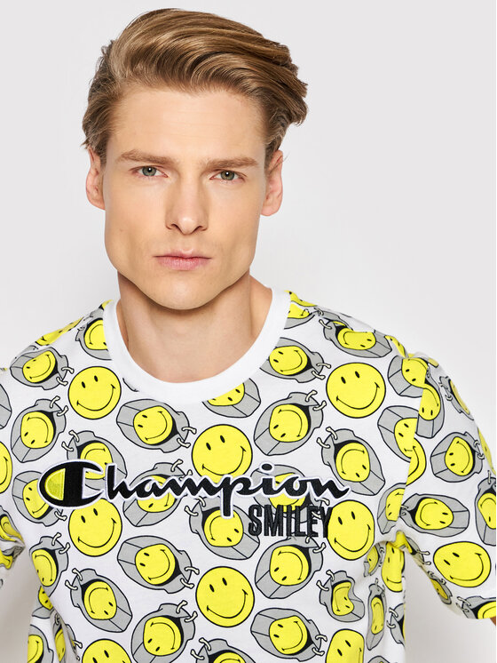 T-shirt SMILEY 218223 Bianco Regular Fit