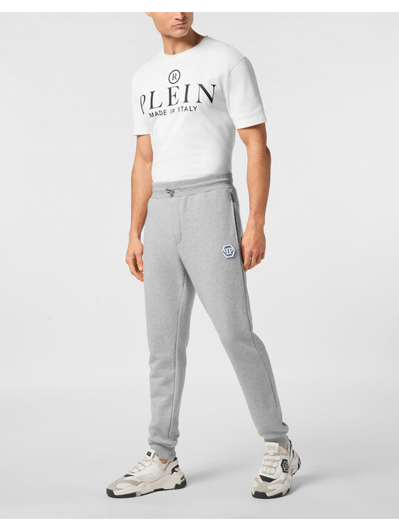 PHILIPP PLEIN PHILIPP PLEIN Spodnie dresowe 24625 Beżowy Jogger Fit