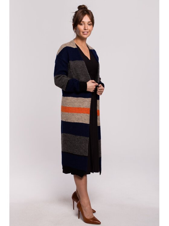 BeWear BeWear Kardigan bk055 Czarny Baggy Fit