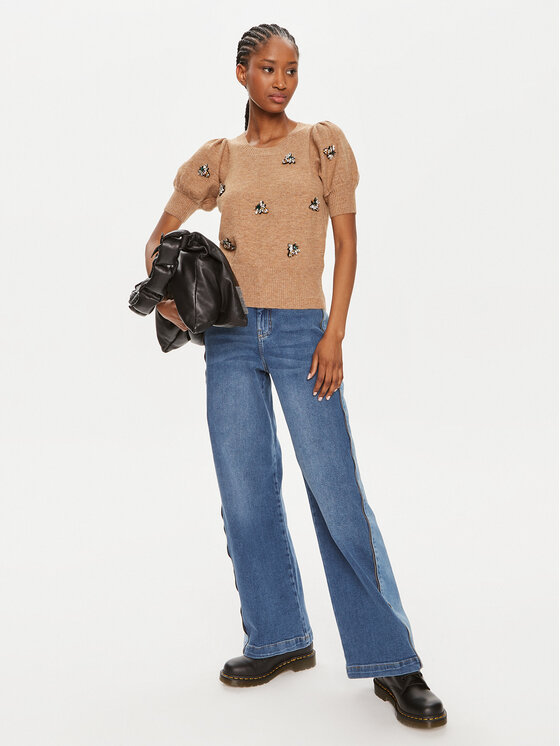 Munthe Munthe Džemper Obtain 242160024270 Bež Slim Fit