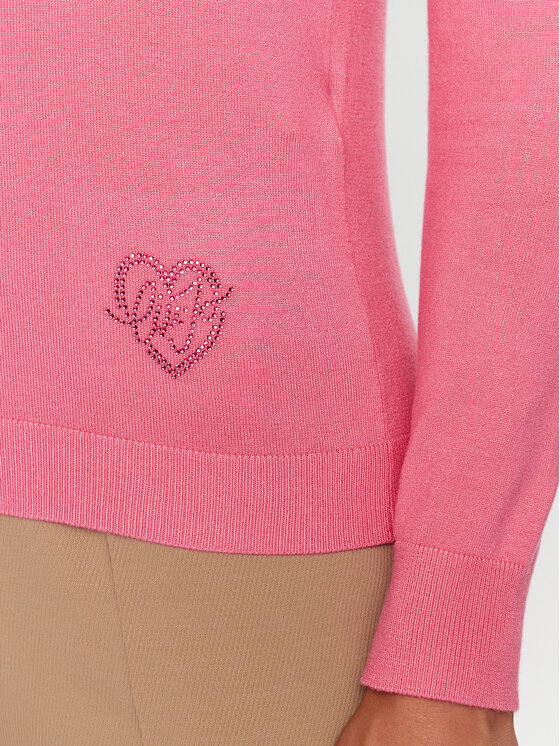 Liu Jo Liu Jo Rollkragenpullover WF3126 MA18F Rosa Regular Fit