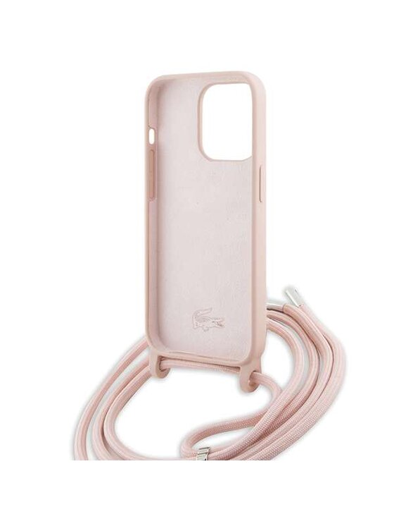 Lacoste Lacoste Etui na telefon Apple iPhone 15 Pro Różowy