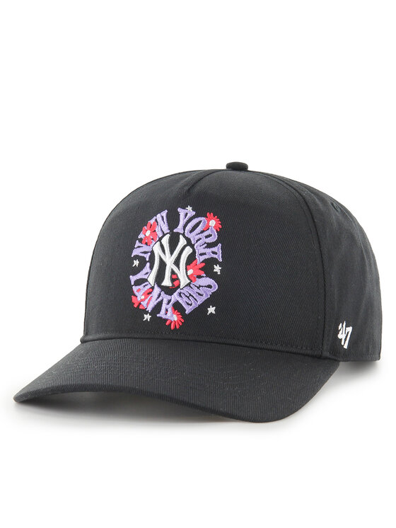 47 Brand 47 Brand Czapka z daszkiem New York Yankees MLB Flora Hitch B-FLRAH17HTP Czarny