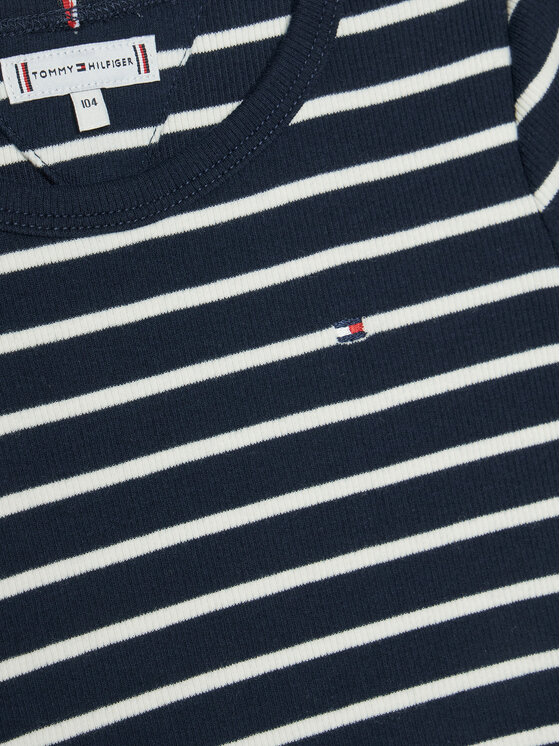 Tommy Hilfiger Tommy Hilfiger Marškinėliai KG0KG08509 S Tamsiai mėlyna Slim Fit