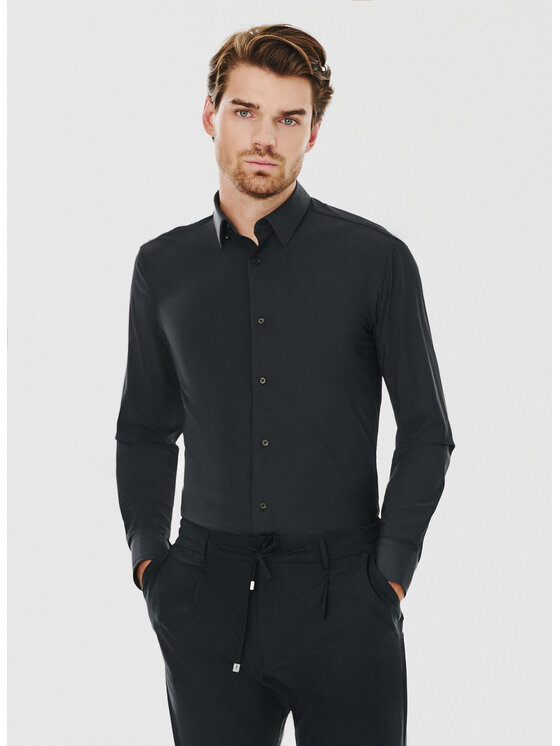 Pako Lorente Pako Lorente Koszula P24WF-1X-044 Czarny Slim Fit