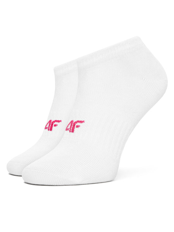 4F 4F Set od 3 para dječjih niskih čarapa 4FJSS23USOCF097 Bijela