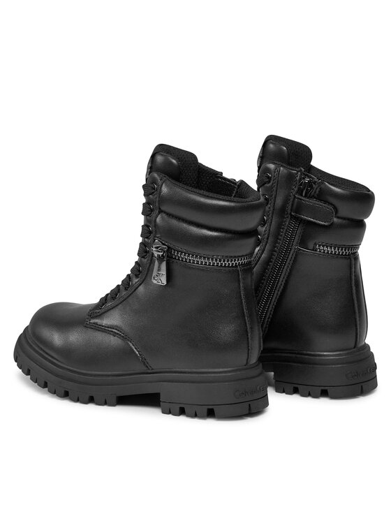 Calvin Klein Jeans Calvin Klein Jeans Schnürstiefeletten Lace-Up Bootie V3A5-80687-1355 M Schwarz