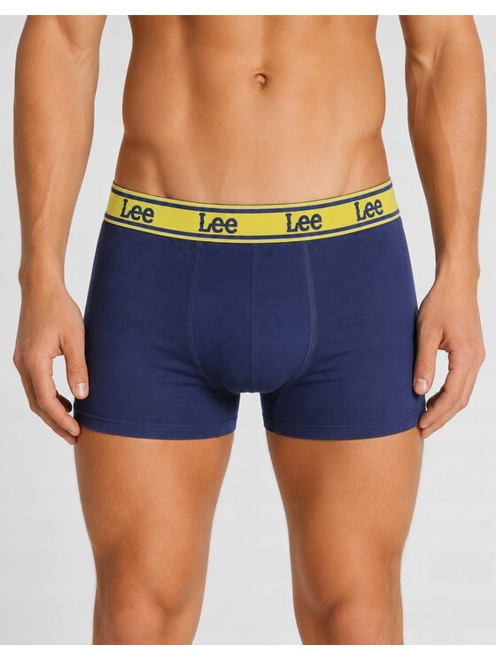 Lee Lee Bokserki Stone 3 Pack Organic Cotton Elastane Trunks Kolorowy