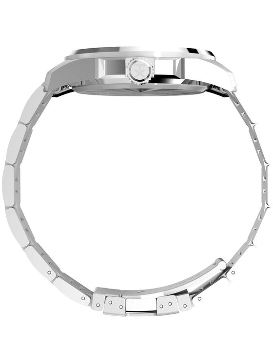 Timex Timex Zegarek TW2Y21100 Srebrny