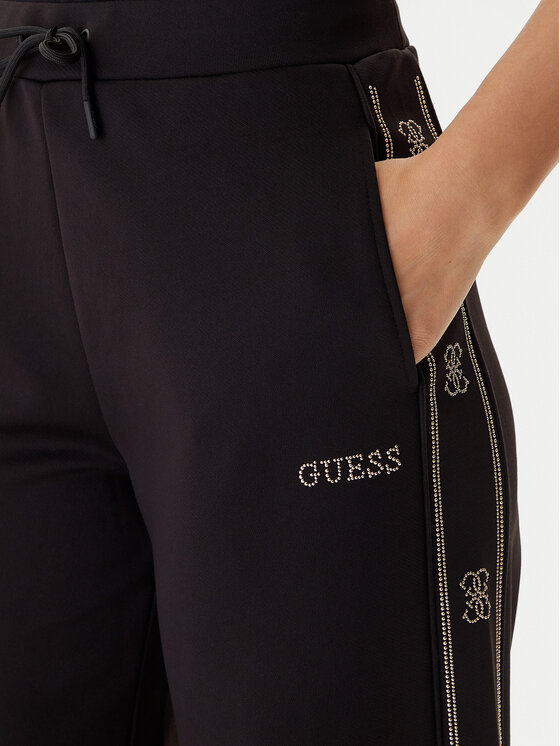 Guess Guess Sportinės kelnės V5BB12 KCX22 Juoda Wide Leg