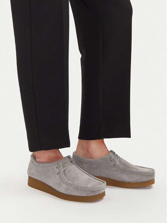 Clarks Clarks Półbuty WallabeeEVOSh 26181477 Szary