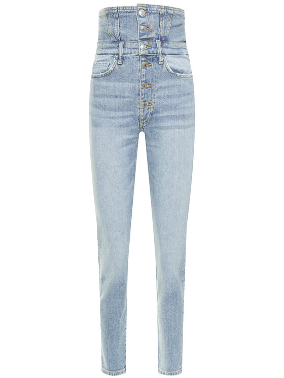 Guess Guess Дънки тип Slim Fit Girl Pin Up W02A06 D3LD2 Син Slim Fit