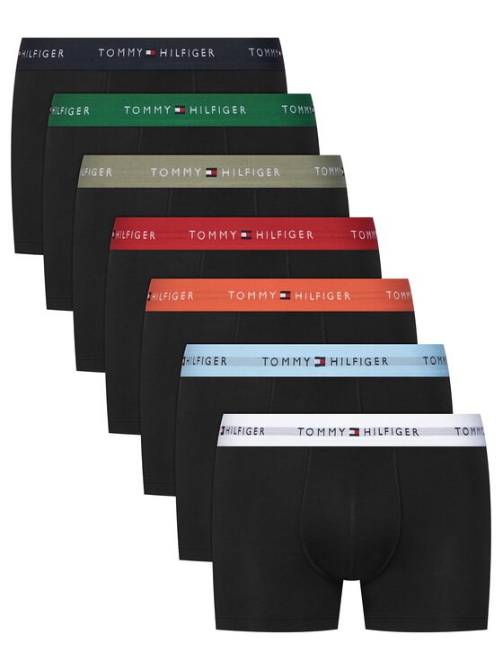 Tommy Hilfiger Tommy Hilfiger Trumpikių rinkinys (7 vnt.) UM0UM03385 Juoda