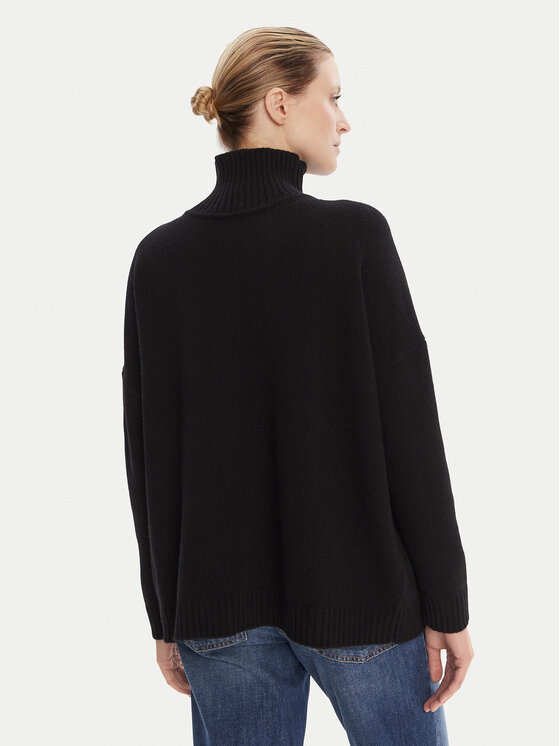 Weekend Max Mara Weekend Max Mara Rollkragenpullover Borgia 2525366112 Schwarz Relaxed Fit