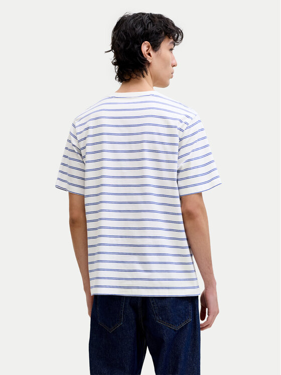 Jack & Jones Jack & Jones Tricou Norrebro 12291021 Alb Relaxed Fit