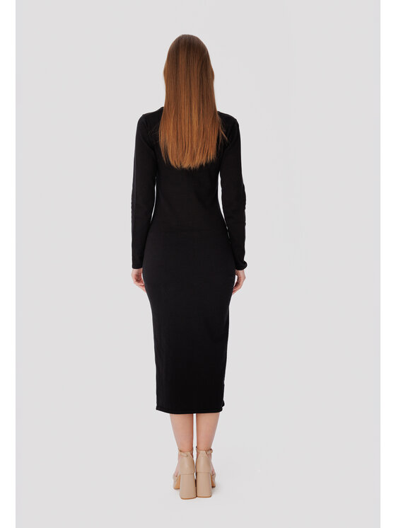 LAURELLA LAURELLA Každodenné šaty LAURELLA 4UL029299 Čierna Regular Fit