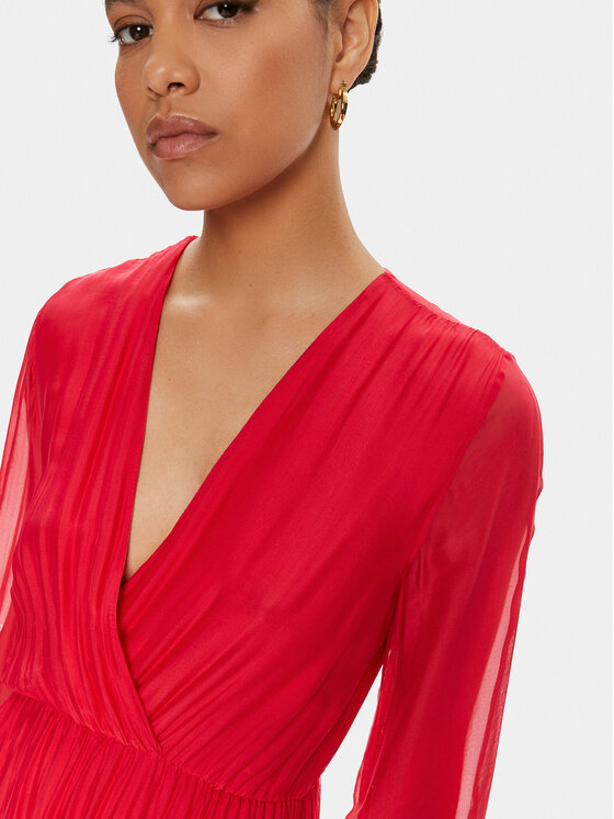 Dixie Dixie Φόρεμα καλοκαιρινό A207J102 Κόκκινο Regular Fit