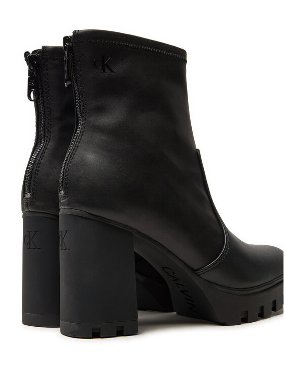 Calvin Klein Calvin Klein Ботильйони YW0YW01546 Чорний