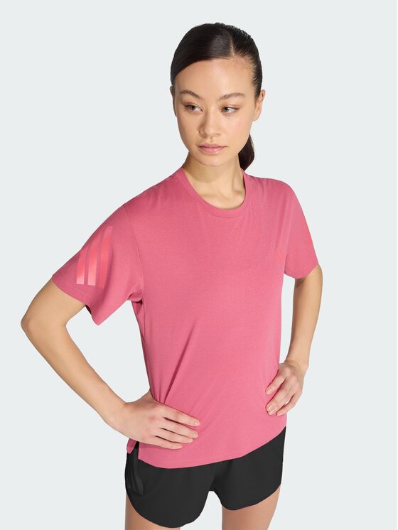 adidas adidas Koszulka techniczna 158728 Różowy Regular Fit