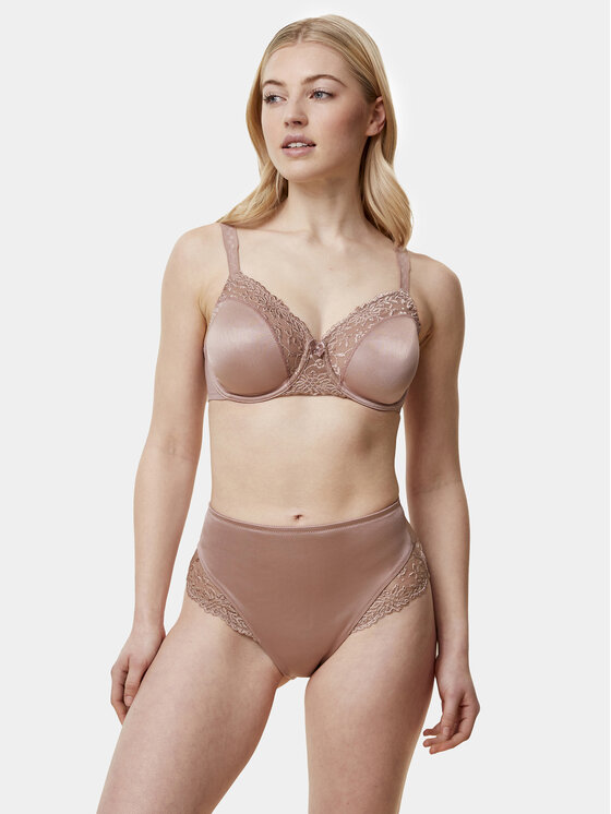 Triumph Triumph Biustonosz z fiszbiną Ladyform Soft W X 10166306 Beżowy
