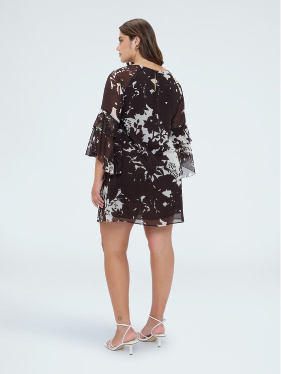 Fiorella Rubino Fiorella Rubino Sukienka codzienna 7015T101857N0Z2 Brązowy A-Line Fit