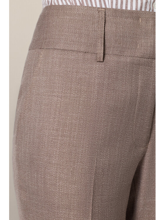 Lancerto Lancerto Spodnie materiałowe Magione SP131126000008 Brązowy Regular Fit
