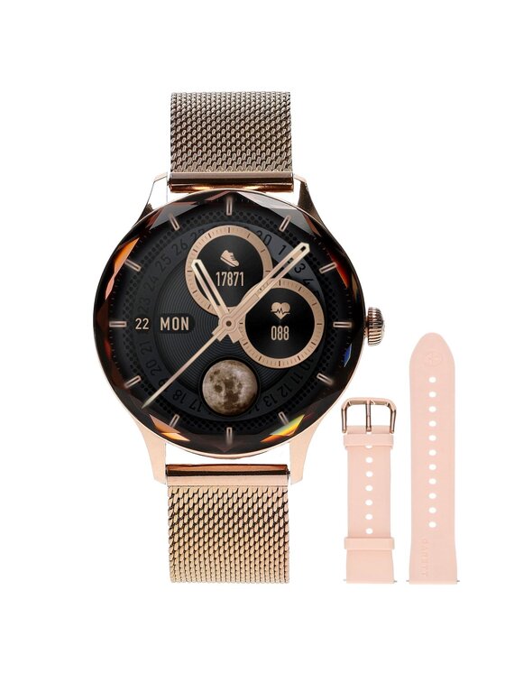 Garett Garett Smartwatch VIVA_ZLOTY Różowe złoto