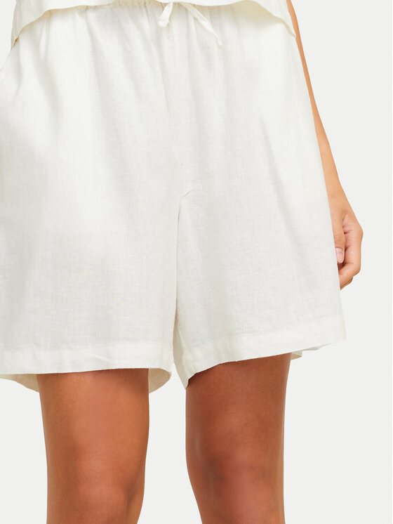 JJXX JJXX Szorty materiałowe Breeze 12269727 Biały Relaxed Fit