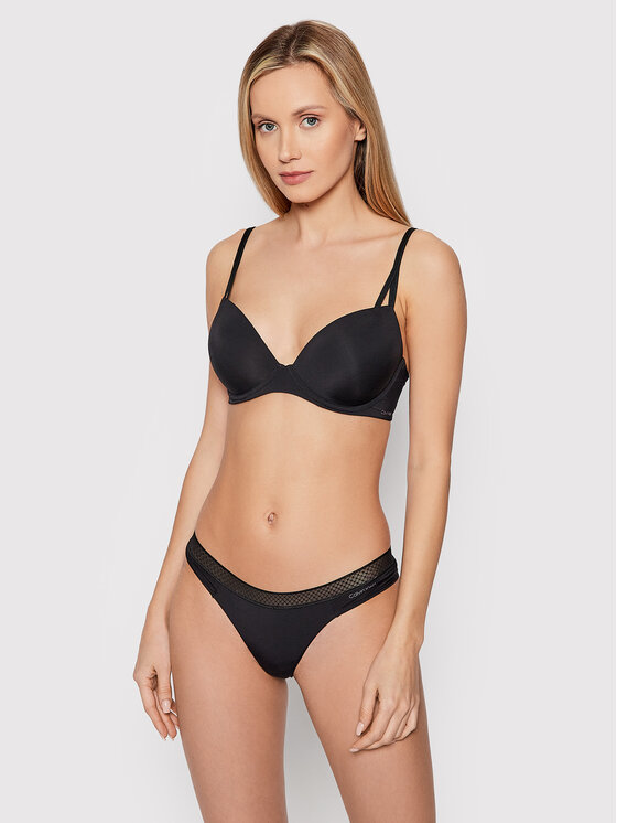 Calvin Klein Underwear Calvin Klein Underwear Podprsenka Push-up 000QF6016E Čierna