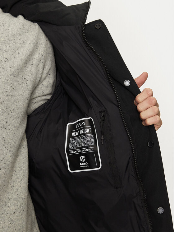 REPLAY REPLAY Geacă de iarnă M8403 .000.84728 Negru Regular Fit