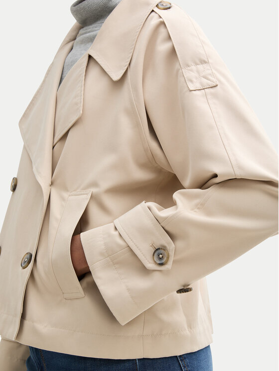 Tom Tailor Denim Tom Tailor Denim Trench 1045530 Beige Loose Fit