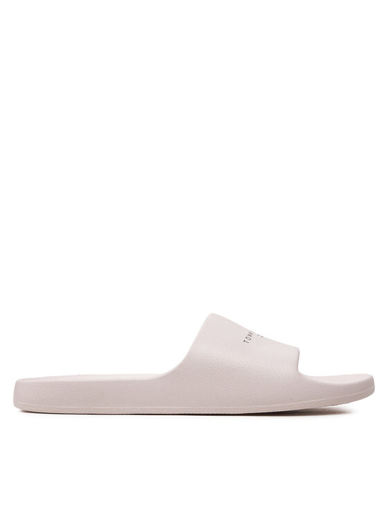 Tommy Jeans Tommy Jeans Şlapi Tjw Printed Pu Pool Slide EN0EN02693 Écru