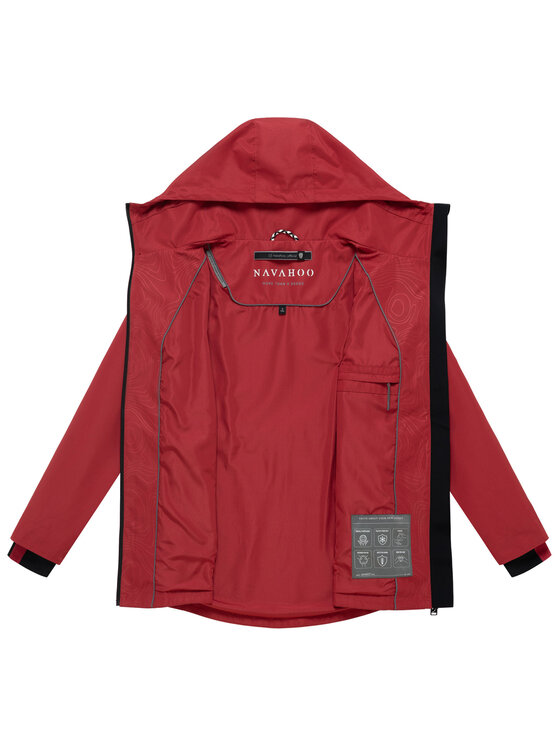 Navahoo Navahoo Kurtka przejściowa Blumentanz Czerwony Regular Fit