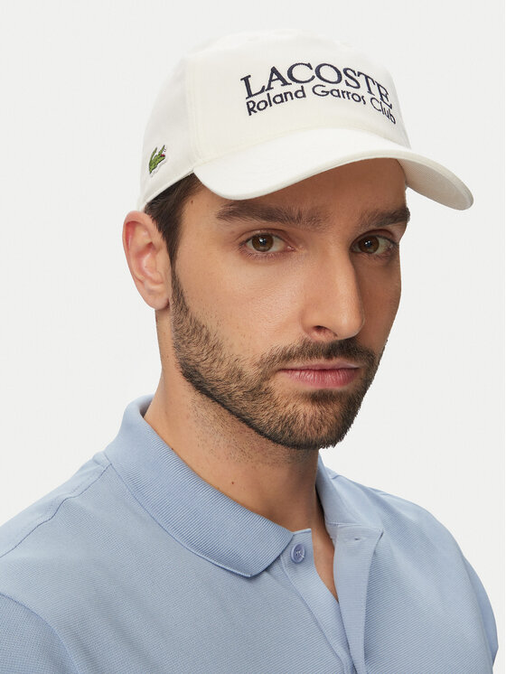Lacoste Lacoste Cepure ar nagu RK0378 Balts