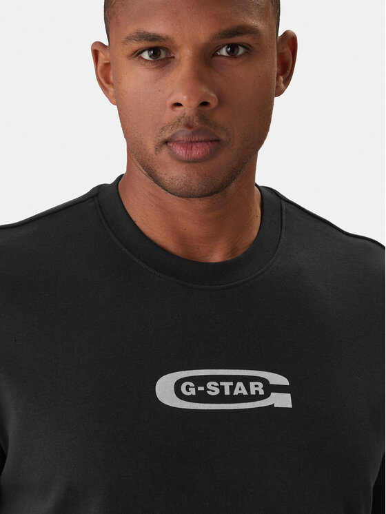 G-Star Raw G-Star Raw Тишърт Old Skool D25967-C812 Черен Regular Fit