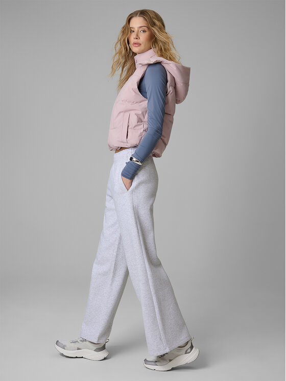 4F 4F Bezrękawnik ESSENTIAL 3 Różowy jasny Loose Fit