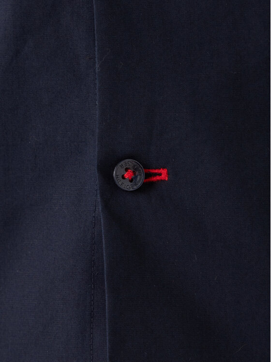 Tommy Hilfiger Tommy Hilfiger Риза MW0MW38347 Тъмносин Slim Fit