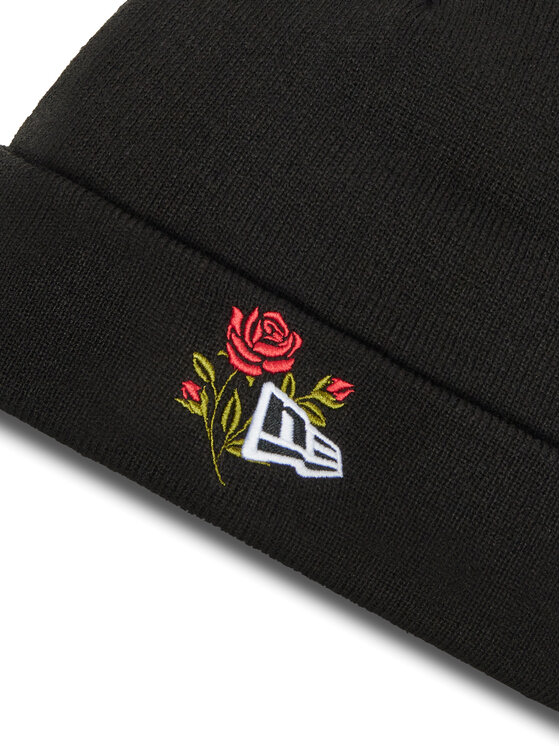 New Era New Era Căciulă Rose Icon Cuff Knit Beanie 60580728 Negru